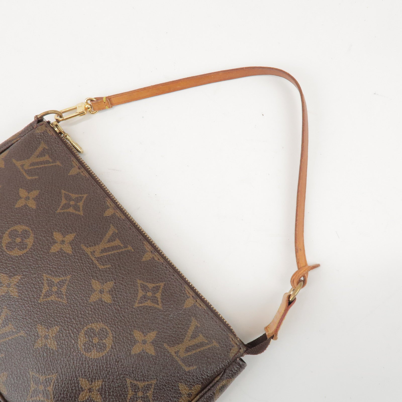Louis Vuitton Monogram Pochette Accessoires Pouch Hand Bag M51980