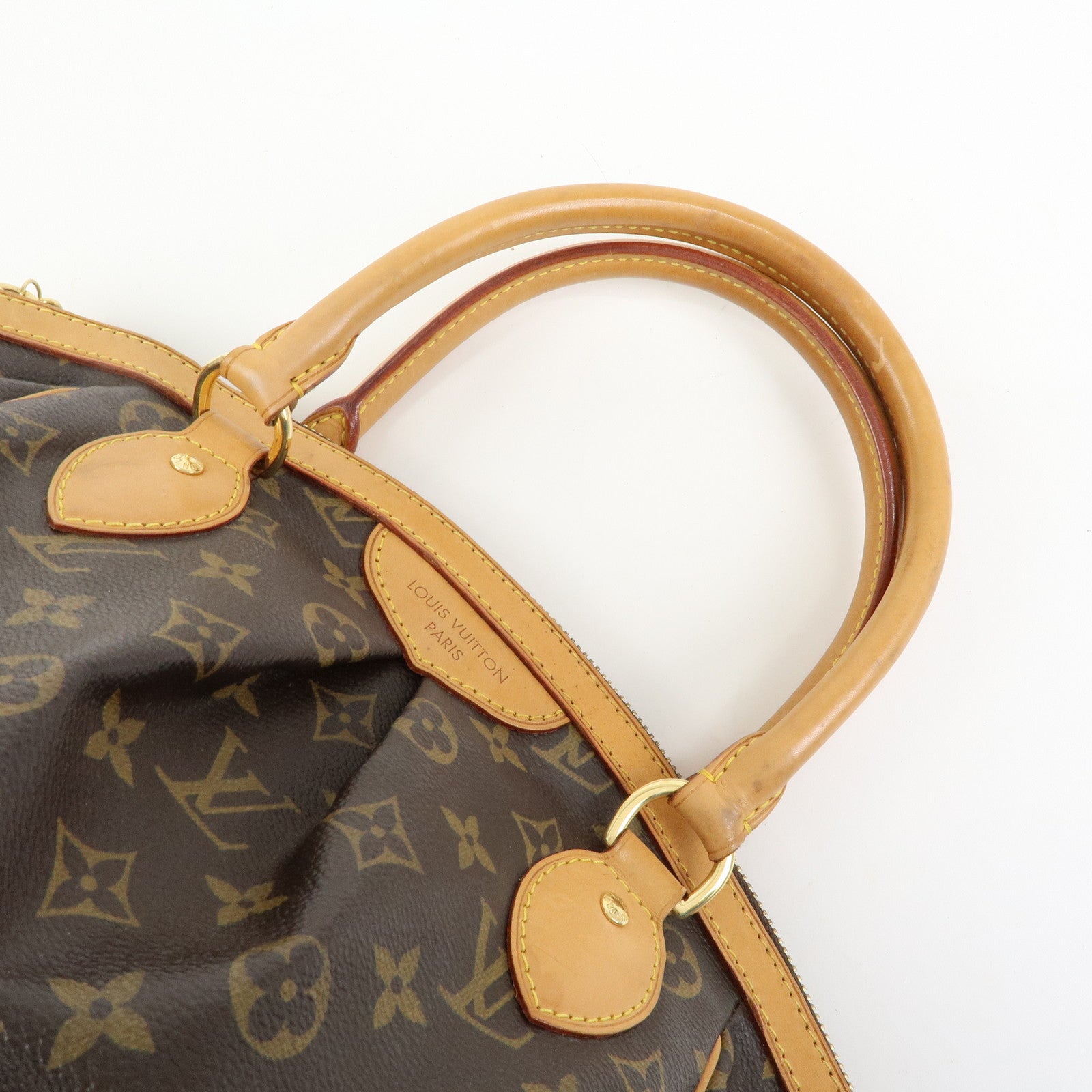 Louis Vuitton Monogram Tivoli PM Hand Bag Shoulder Bag Brown M40143