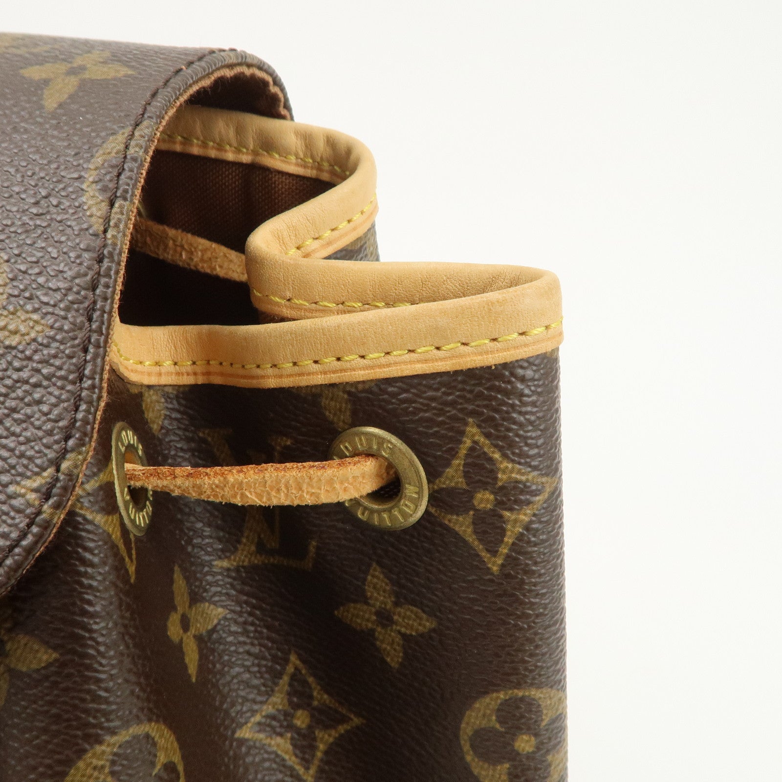 Louis Vuitton Monogram Canvas Montsouris MM Backpack Brown M51136