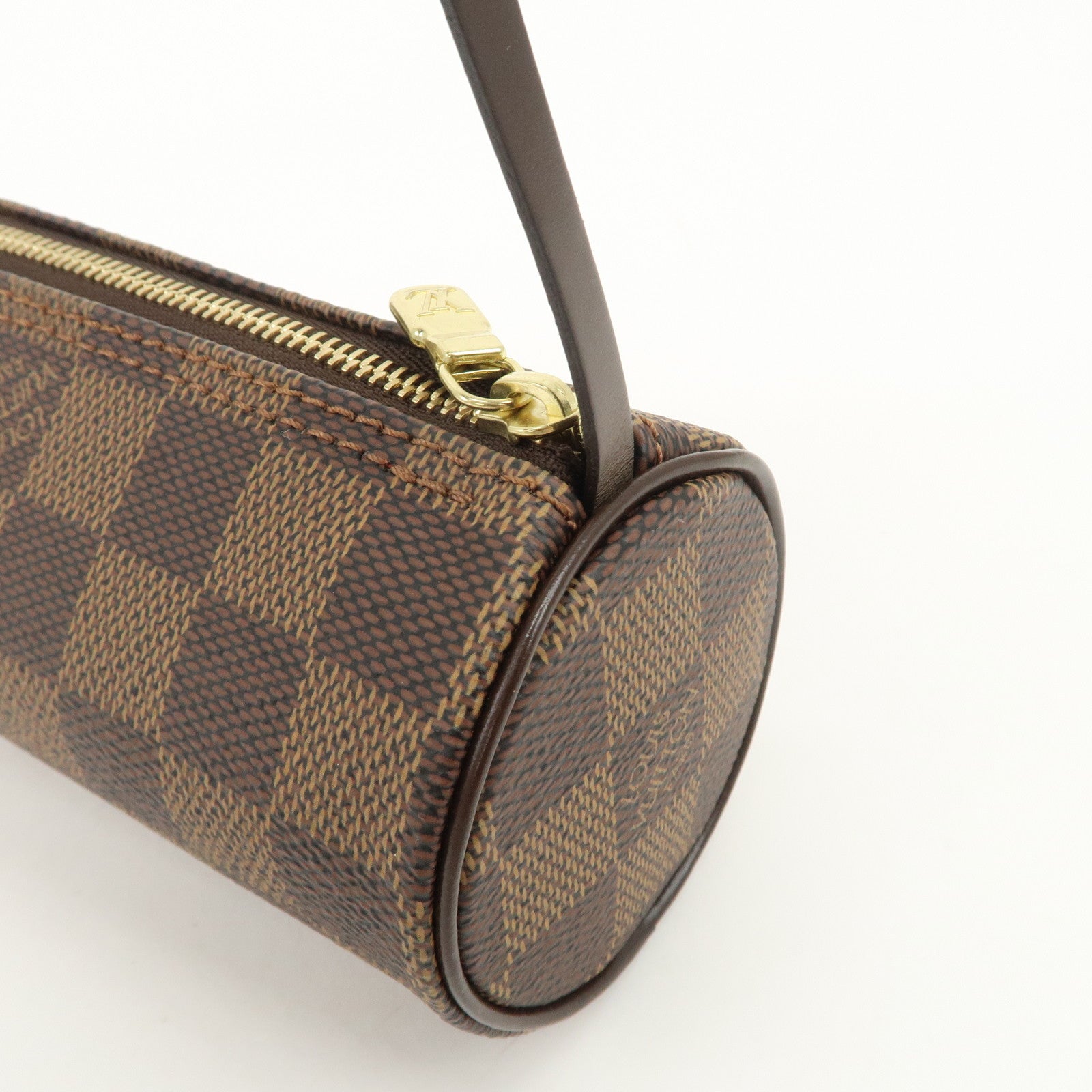 Louis Vuitton Damier Mini Pouch for Papillon Bag Damier Ebene Used