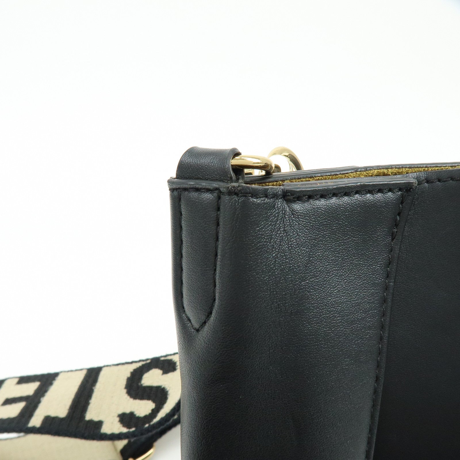 STELLA MCCARTNEY Alter Nappa Shoulder Bag Crossbody Bag Black