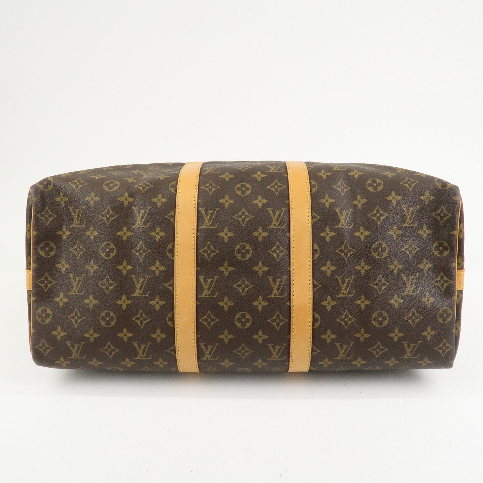 Louis Vuitton Monogram Keep All Bandouliere 50 Boston Bag M41416
