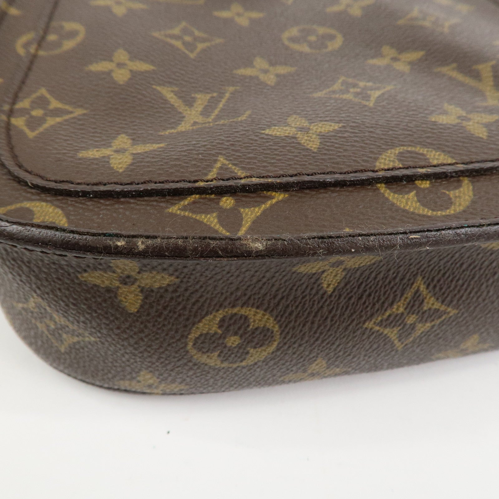 Louis Vuitton Monogram Saint Cloud MM Shoulder Bag Brown M51243