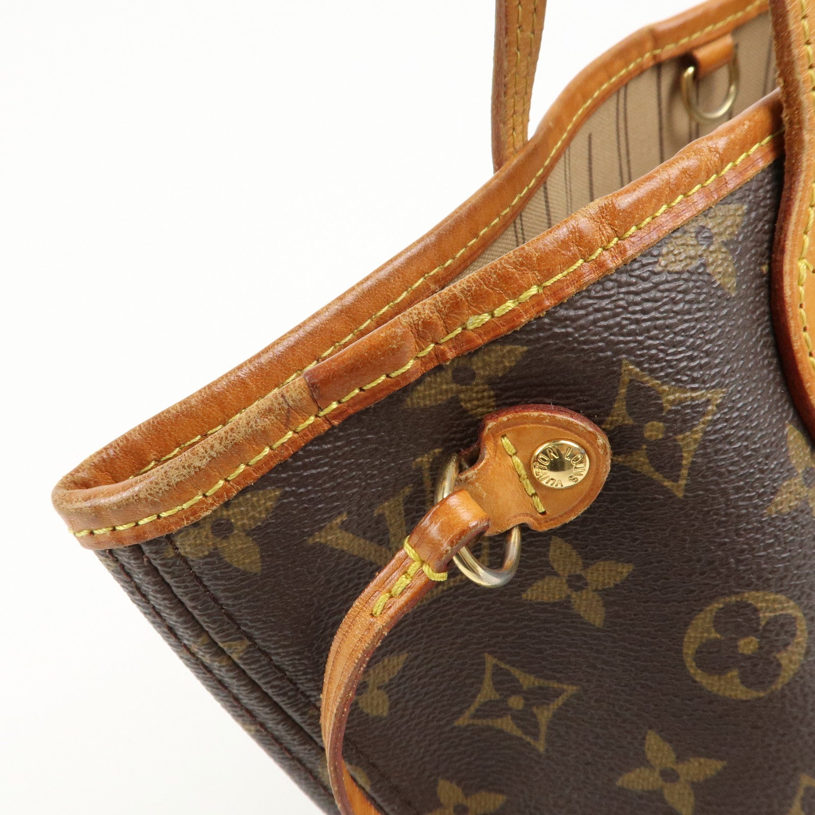 Louis Vuitton Monogram Neverfull PM Tote Bag Hand Bag M40155