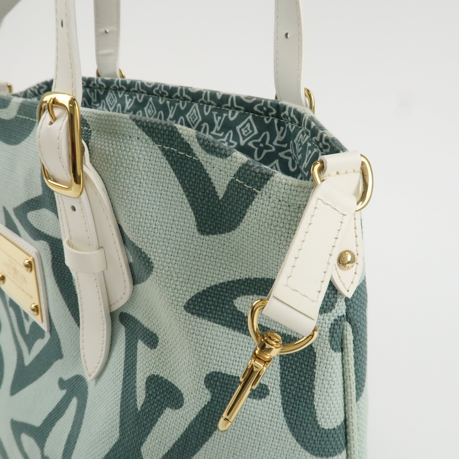 Louis Vuitton Cruise Line Tahitienne PM Shoulder Bag Green M95678 Used