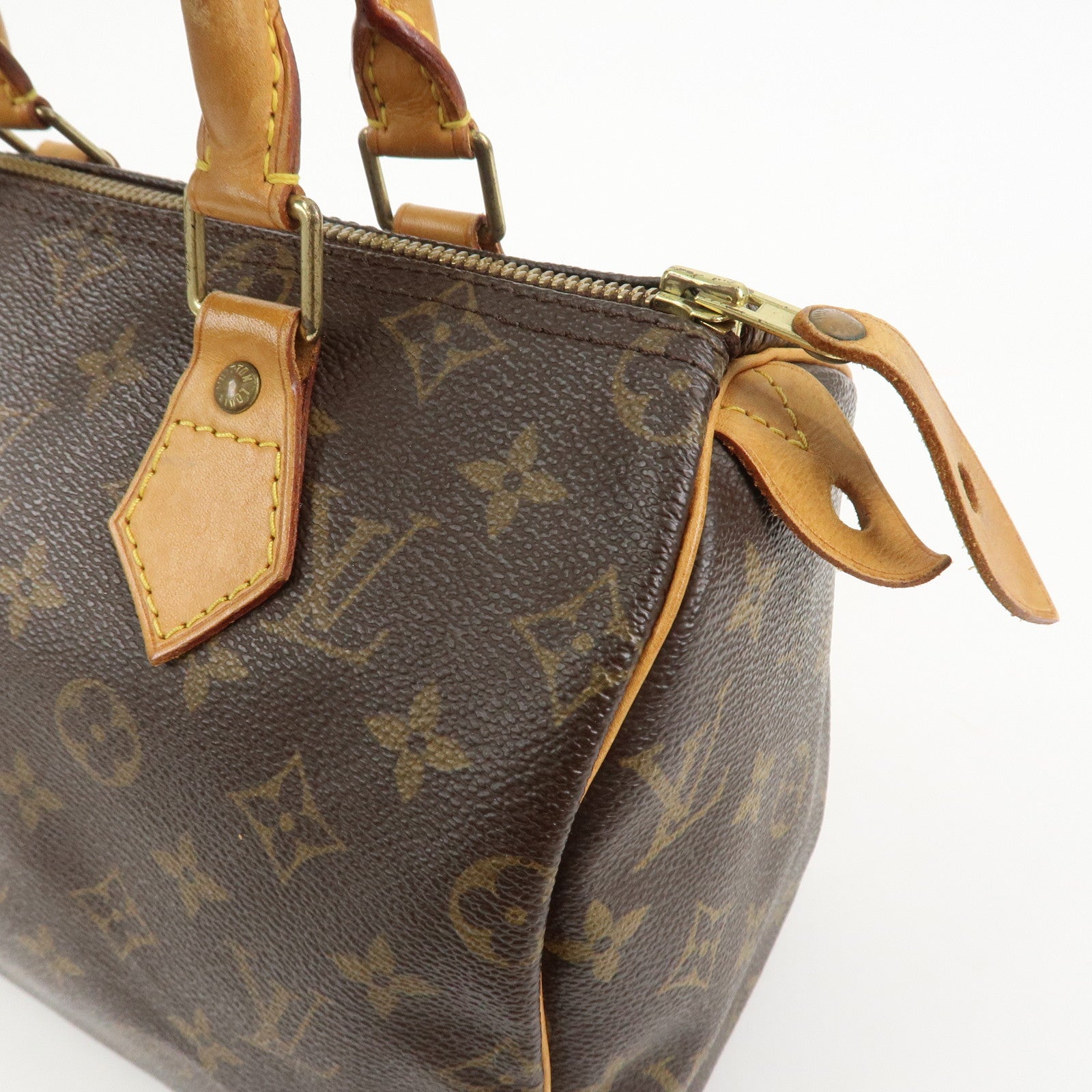 Louis Vuitton Monogram Speedy 25 Boston Bag Hand Bag Brown M41528