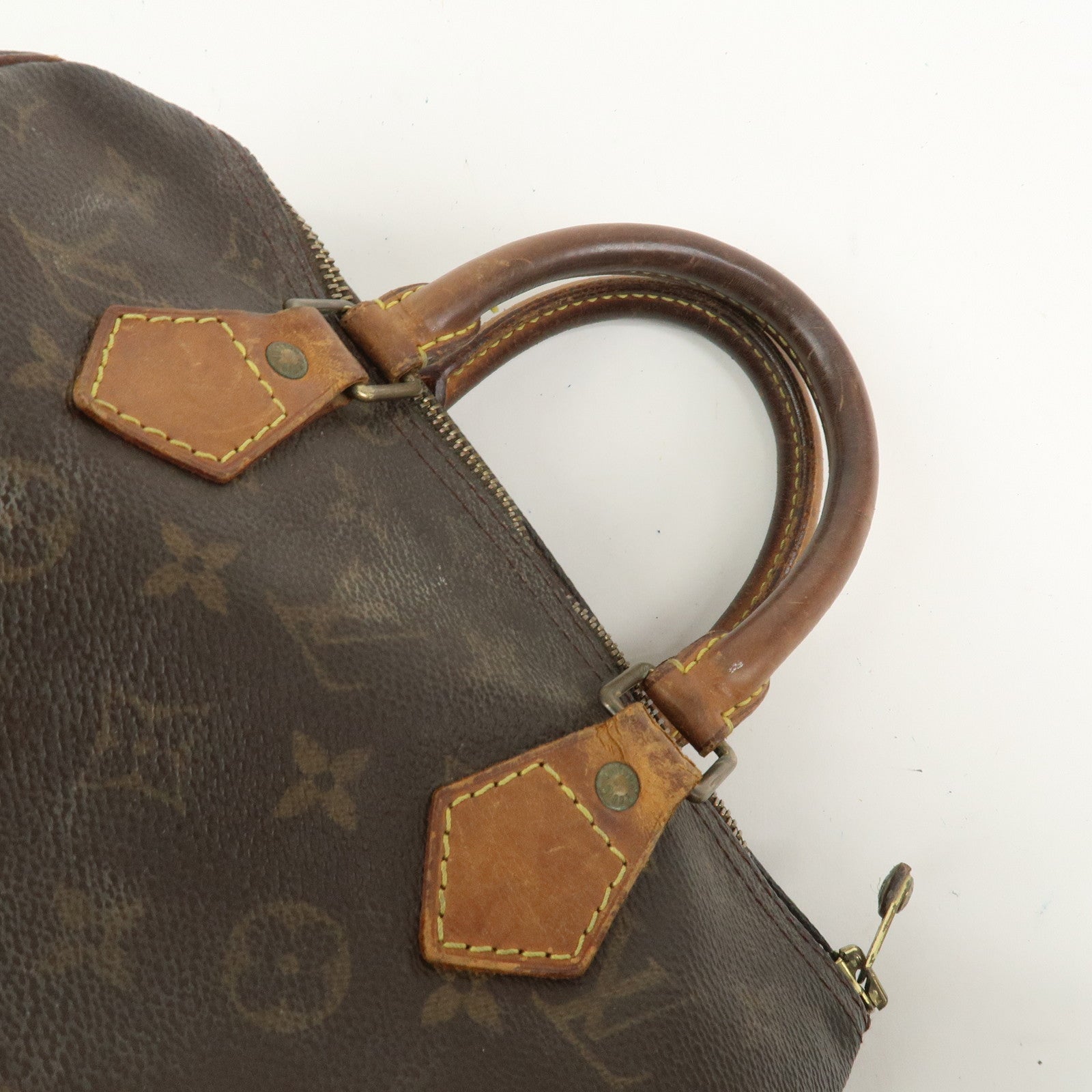 Louis Vuitton Monogram Speedy 25 Boston Bag Hand Bag Brown M41528
