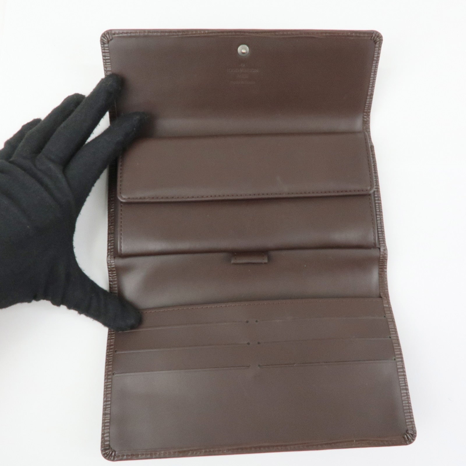 Louis Vuitton Epi Portefeuille International Long Wallet M6338D