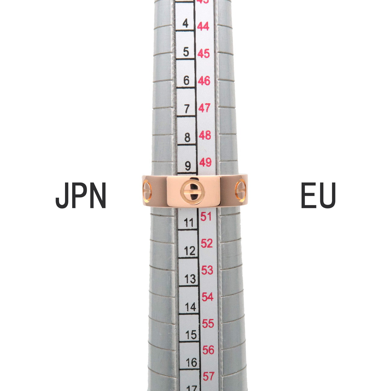 Cartier Love Ring K18 750PG #50 US5.25-5.5 EU50 HK11.5