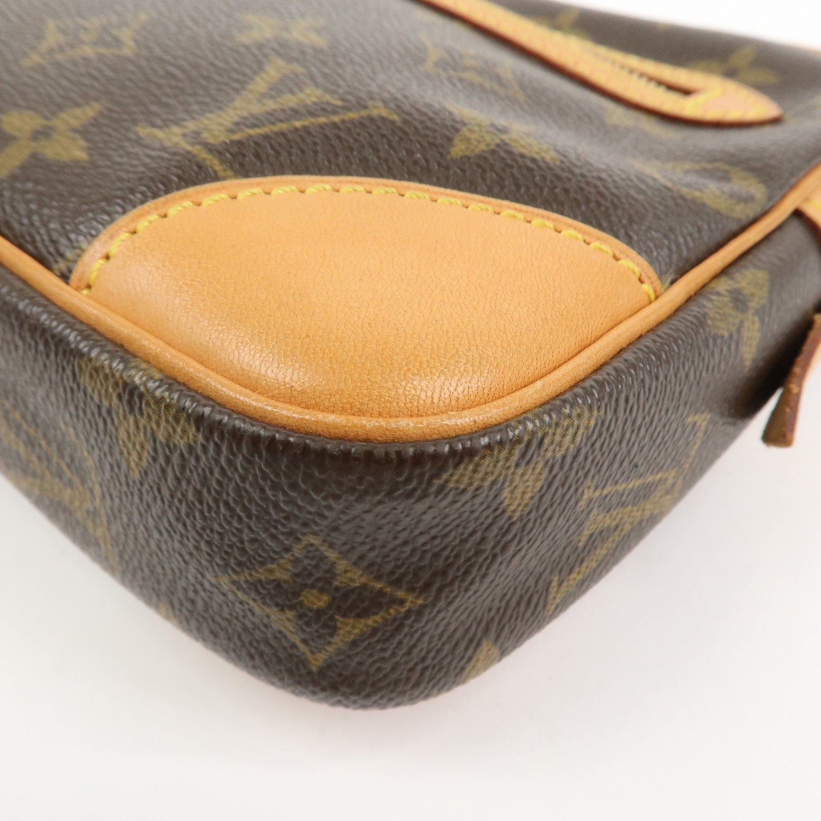 Louis Vuitton Monogram Marly Dragonne GM Clutch Bag Brown M51825