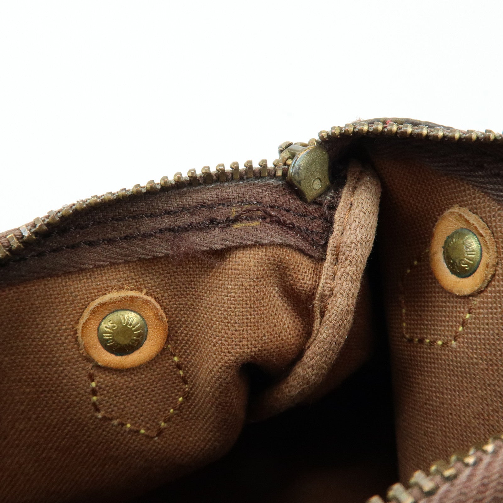 Louis Vuitton Monogram Mini Speedy Hand Shoulder Bag Brown M41534