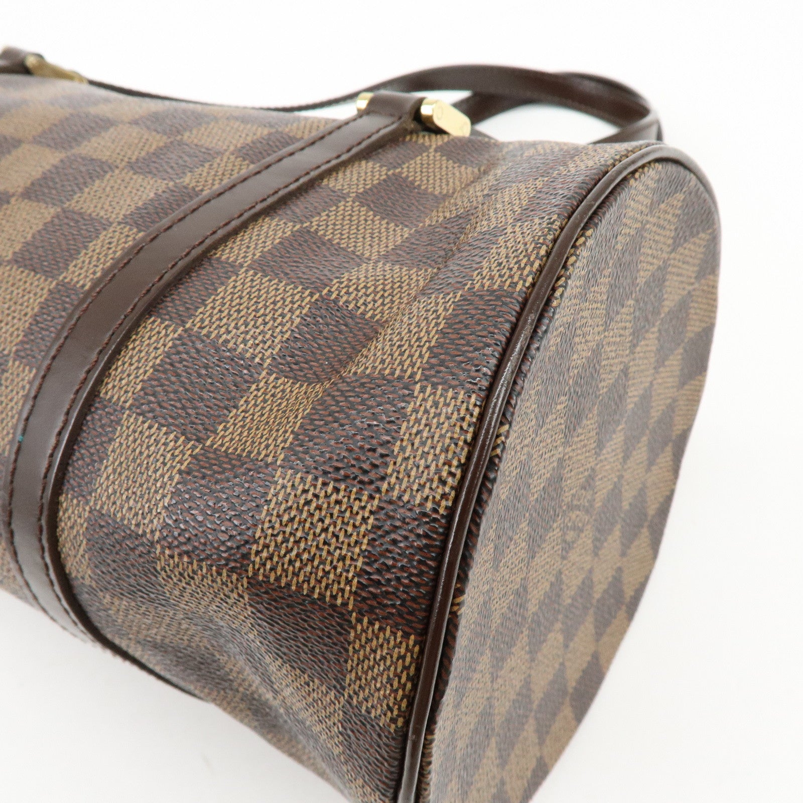 Louis Vuitton Damier Ebene Papillon 30 Hand Bag Brown N51303