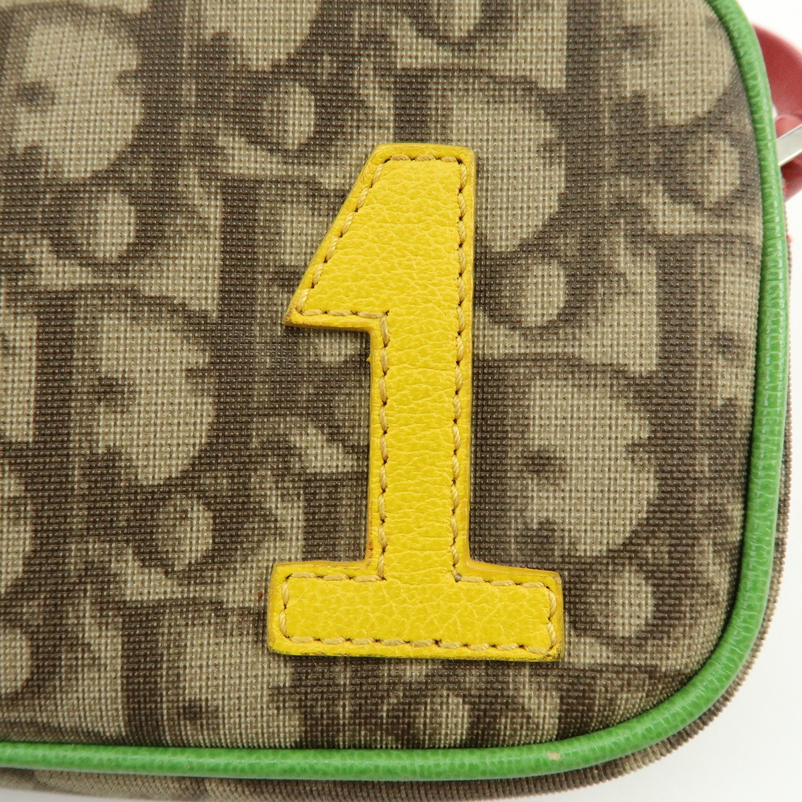 Christian Dior Trotter Rasta Mini Shoulder Bag Hand Bag Brown Red