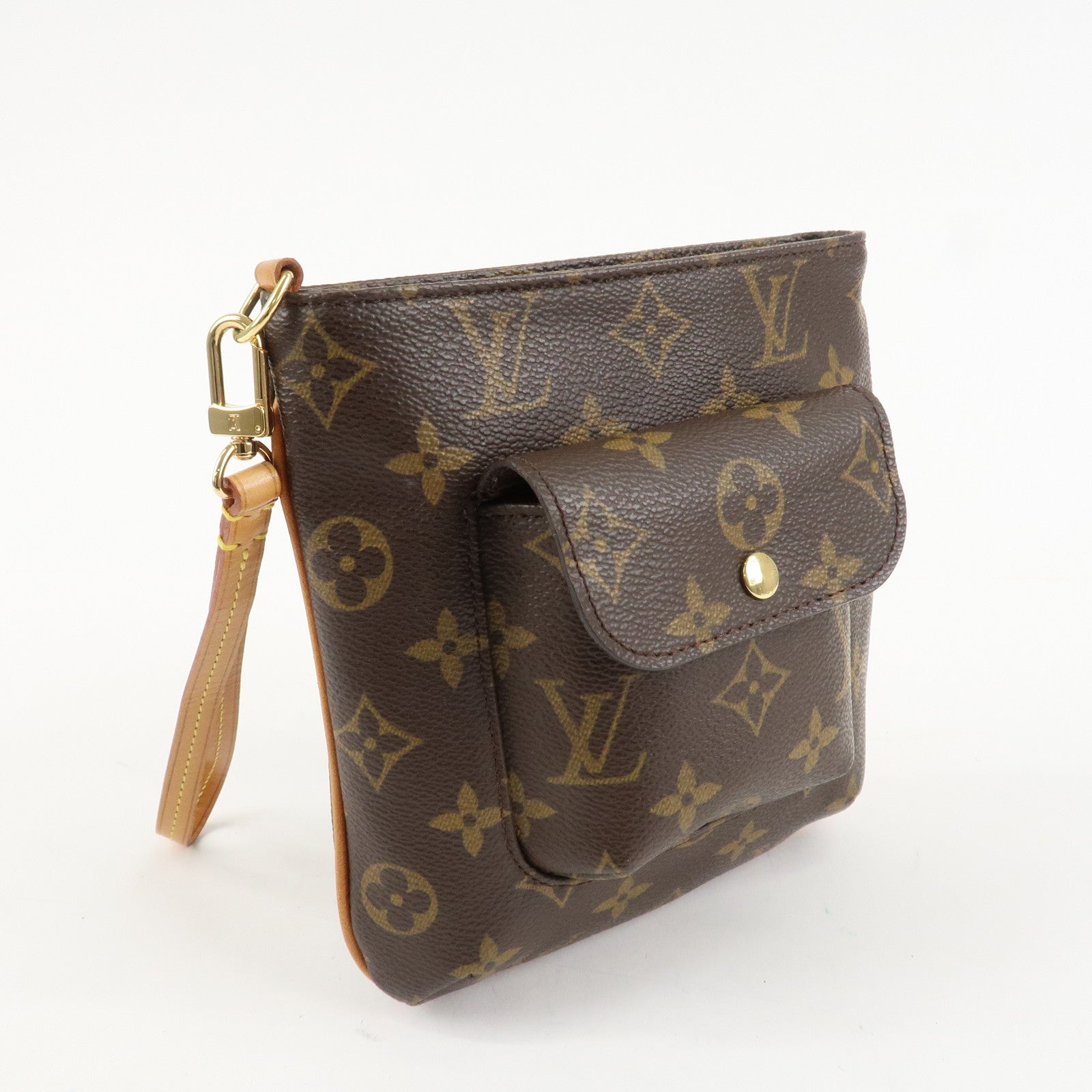 Louis Vuitton Monogram Partition Pouch Clutch Bag M51901 Used