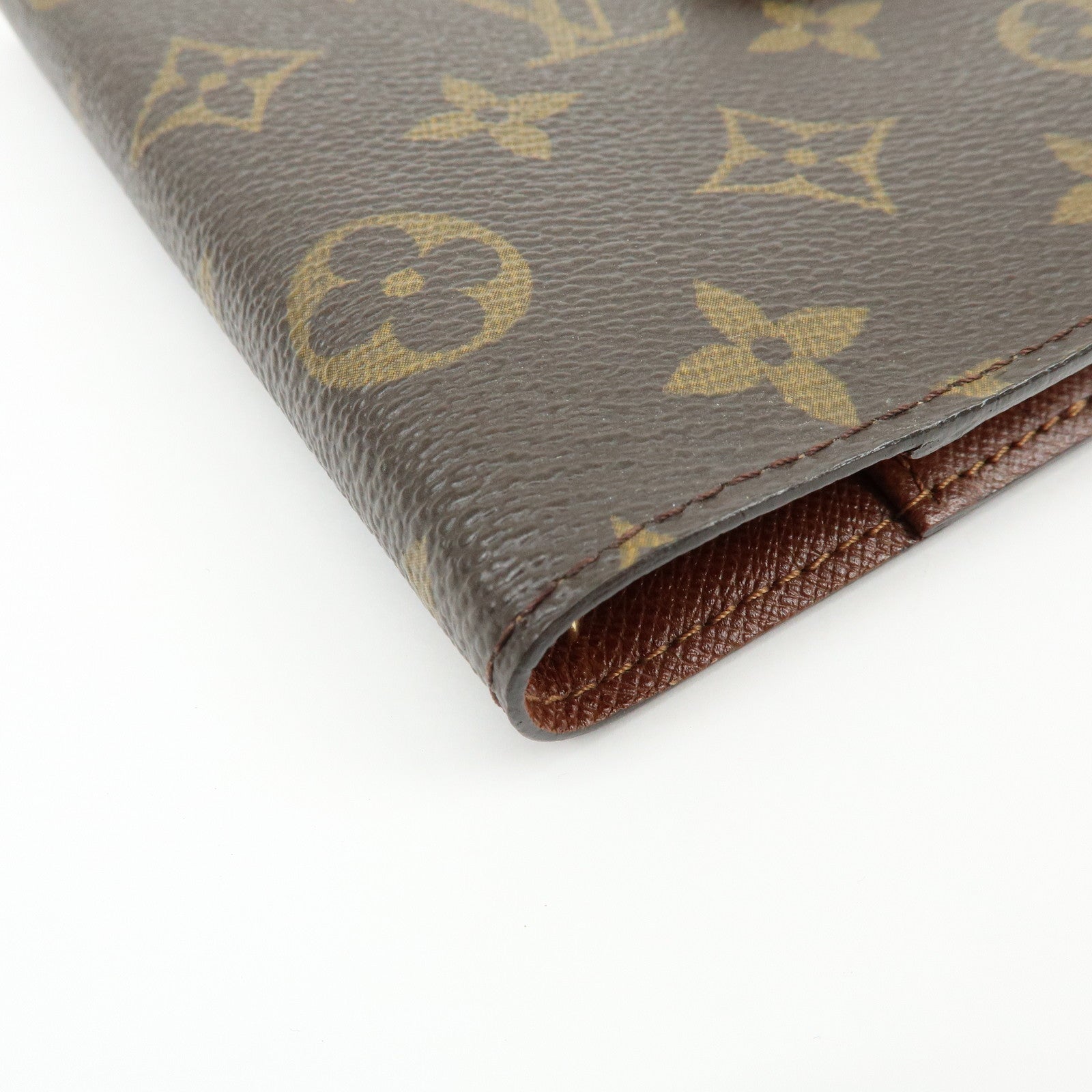 Louis Vuitton Monogram Agenda PM Planner Cover Brown R20005