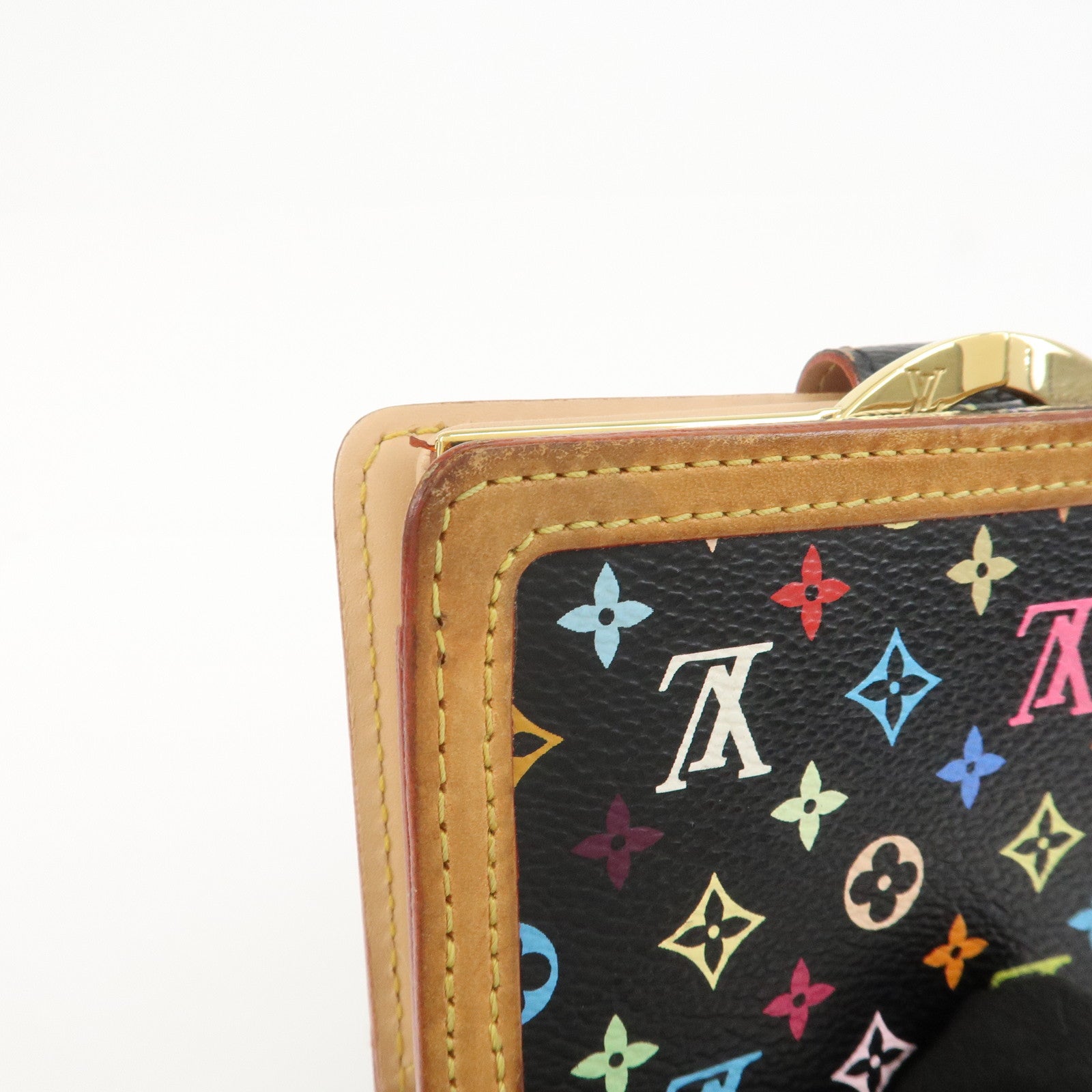 Louis Vuitton Monogram Multicolor Portefeuille Viennois Noir M92988
