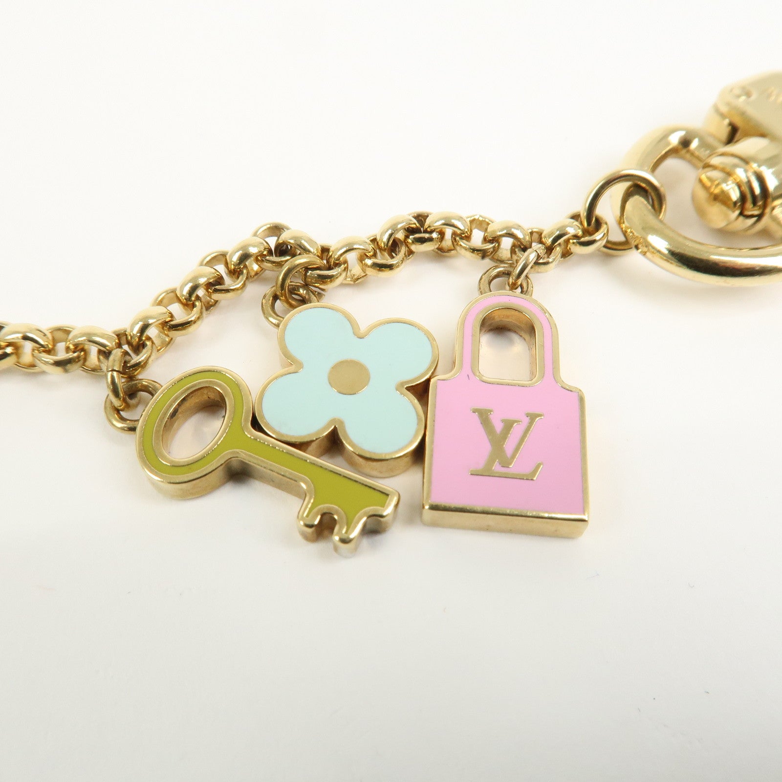 Louis Vuitton Porte Cles Chaine Pretty Metal Bag Charm  M66131