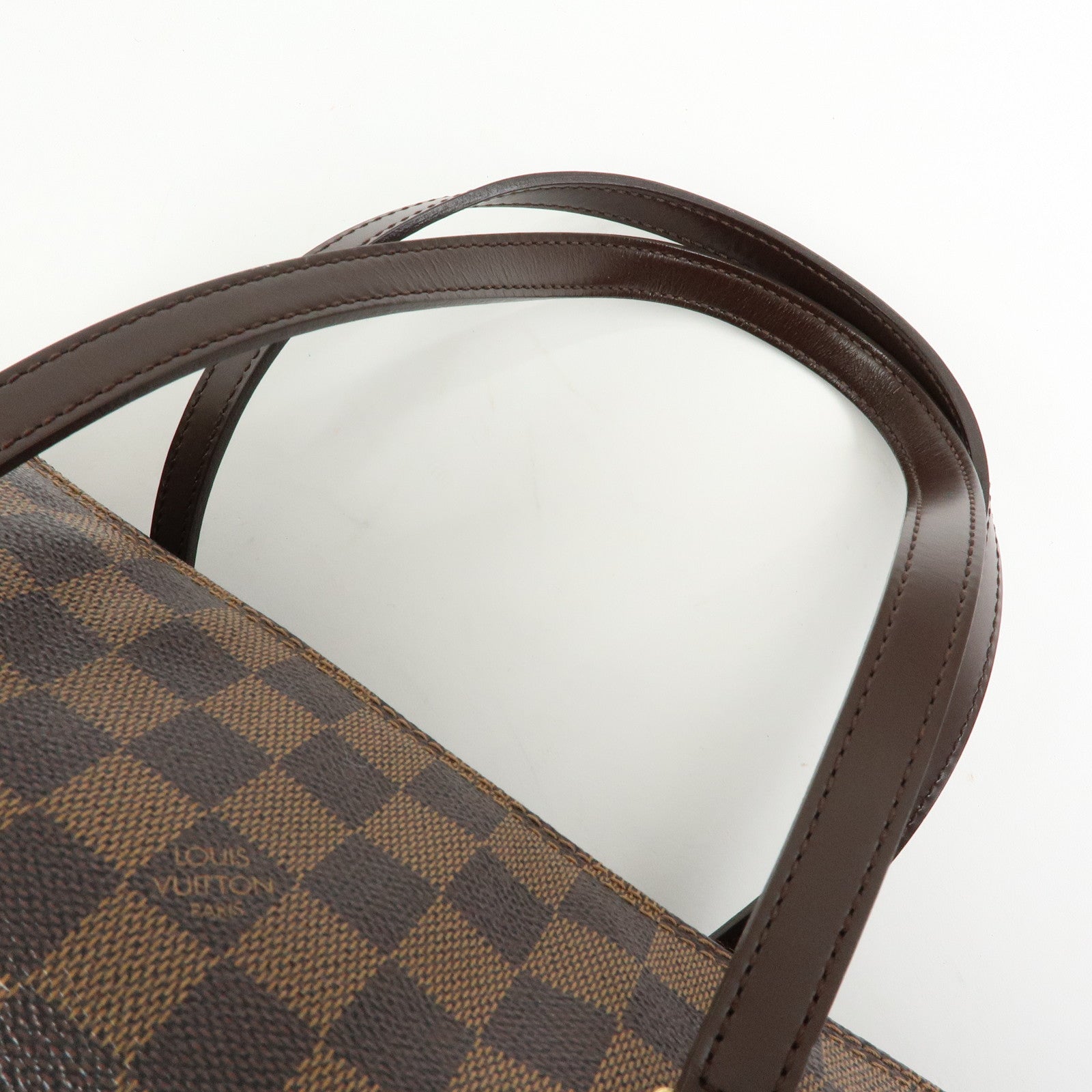 Louis Vuitton Damier Ebene Papillon 30 Hand Bag Brown N51303