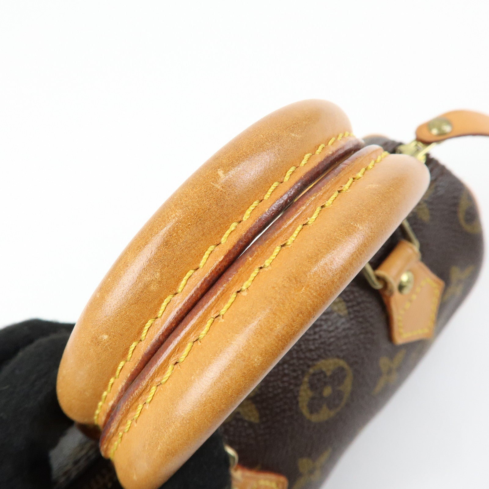 Louis Vuitton Monogram Mini Speedy Hand Shoulder Bag Brown M41534