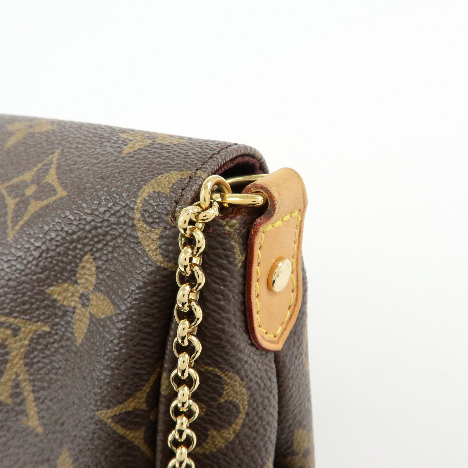 Louis Vuitton Monogram Favorite MM Shoulder Bag Brown M40718