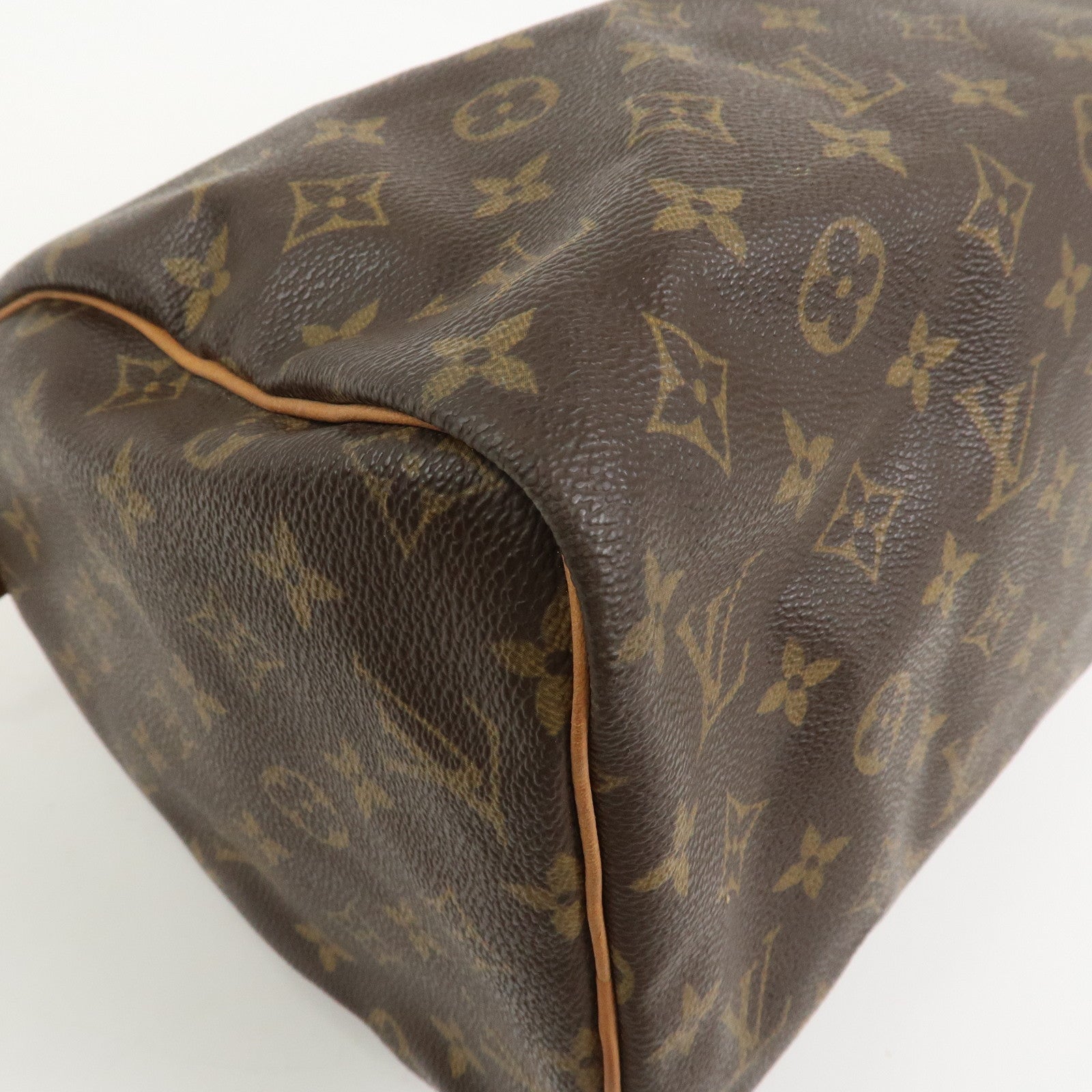 Louis Vuitton Monogram Speedy 30 Boston Bag Hand Bag Brown M41526