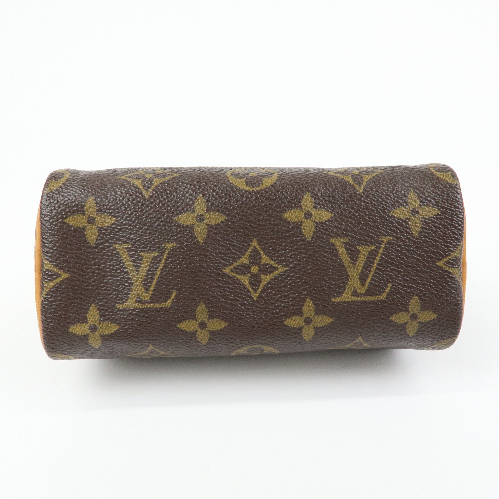 Louis Vuitton Monogram Mini Speedy Hand Shoulder Bag Brown M41534