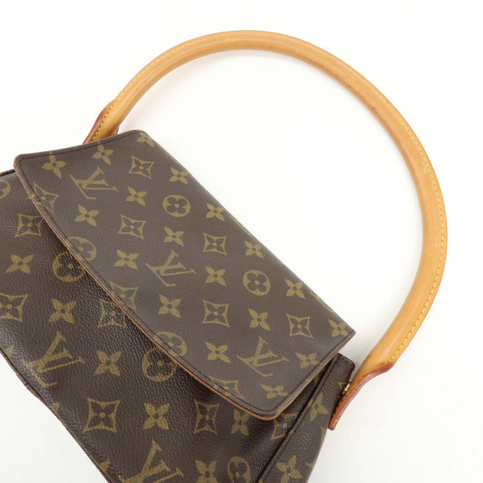 Louis Vuitton Monogram Mini Looping Shoulder Bag Brown M51147
