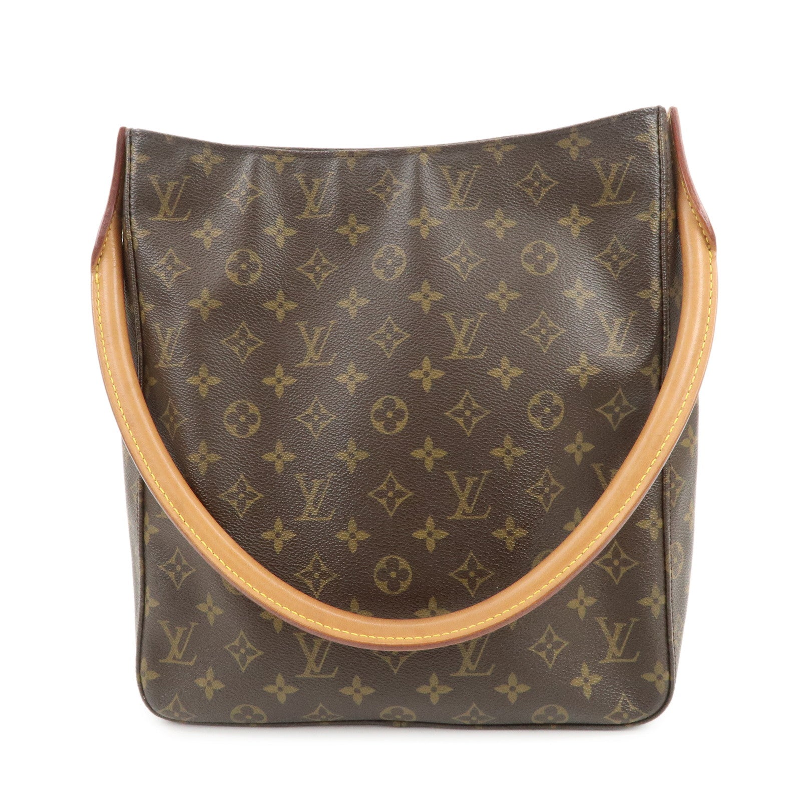 Louis Vuitton Monogram Looping GM Shoulder Bag Brown M51145