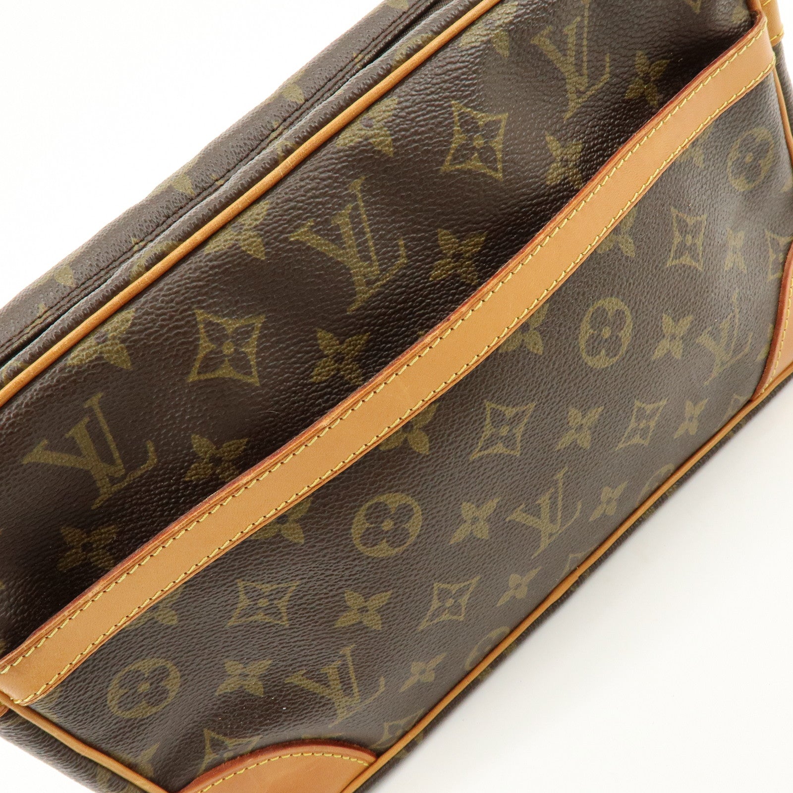 Louis Vuitton Monogram Compiegne 28 Pouch Clutch Bag Brown M51845