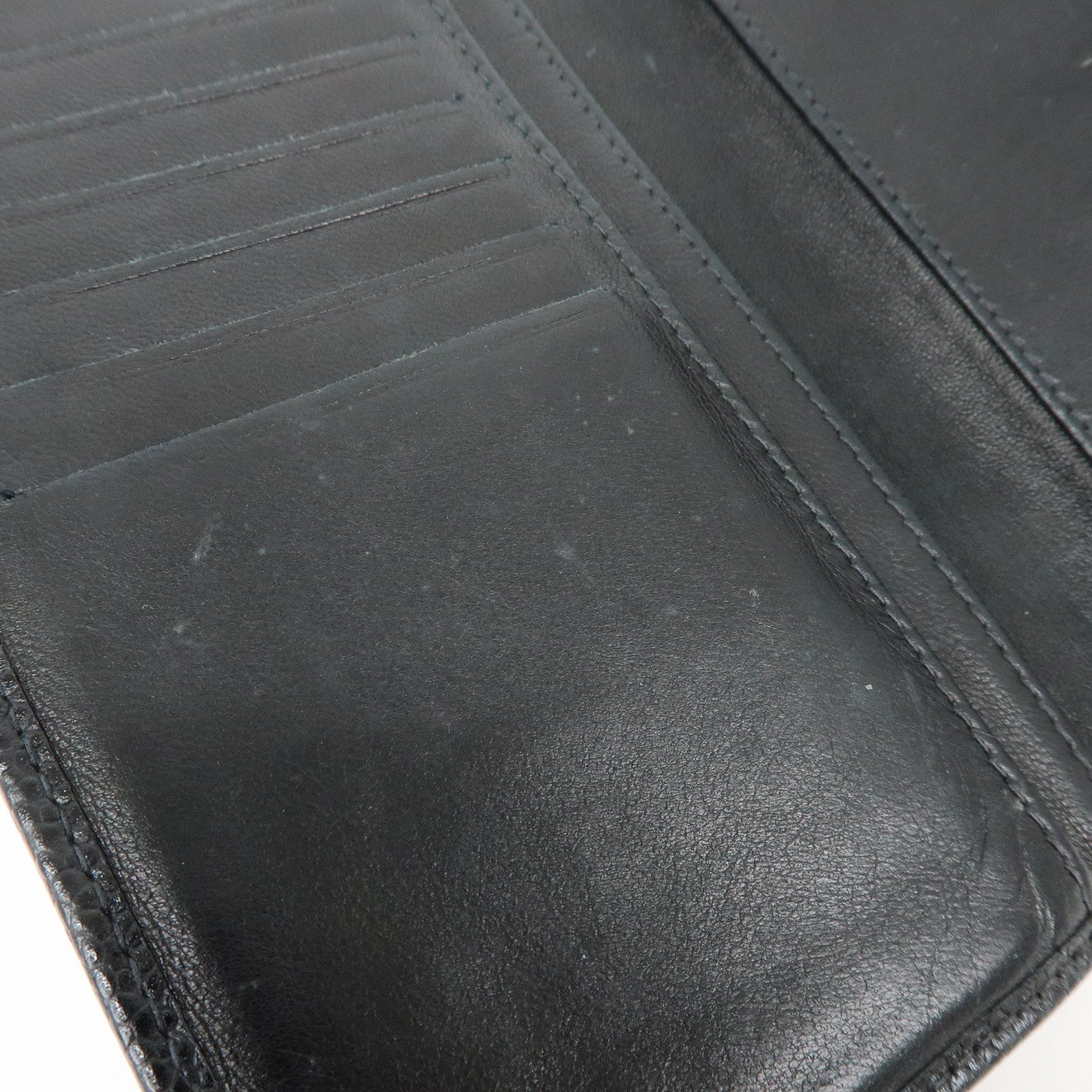 CHANEL COCO Mark Caviarskin Compact Flap Wallet Black