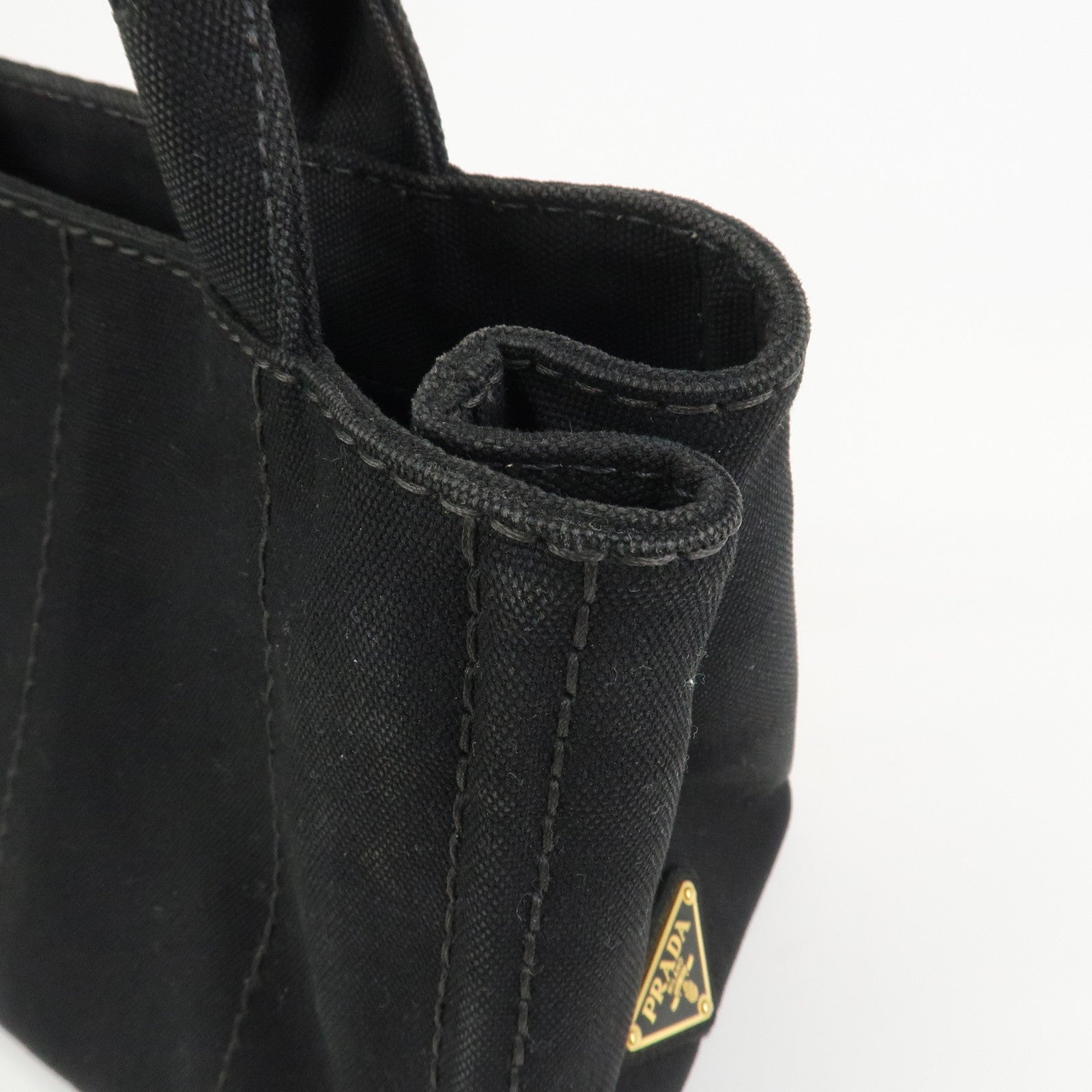 PRADA Canapa Mini Canvas 2Way Bag Hand Bag Shoulder Bag 1BG439