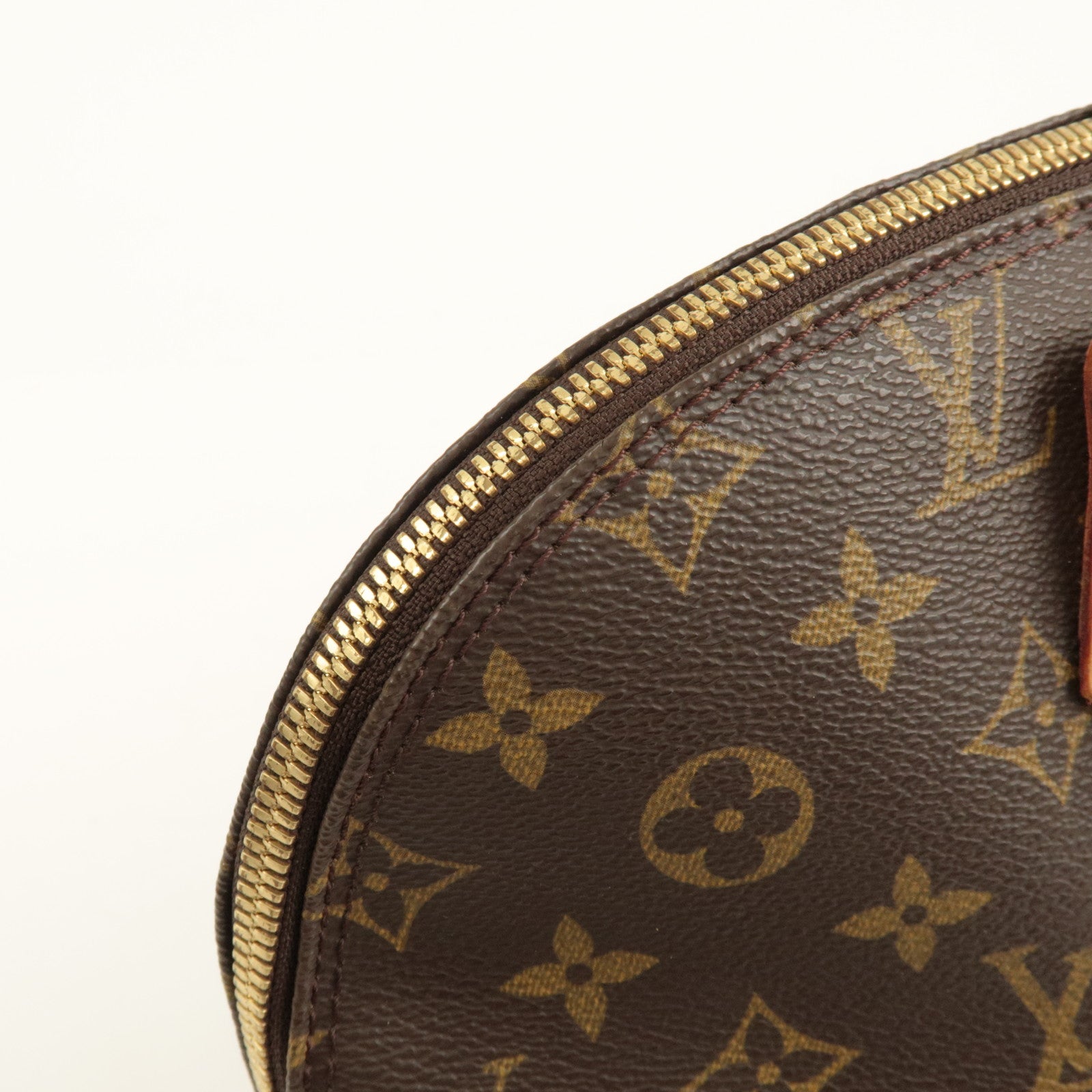 Louis Vuitton Monogram Alma Hand Bag Brown M51130 Used