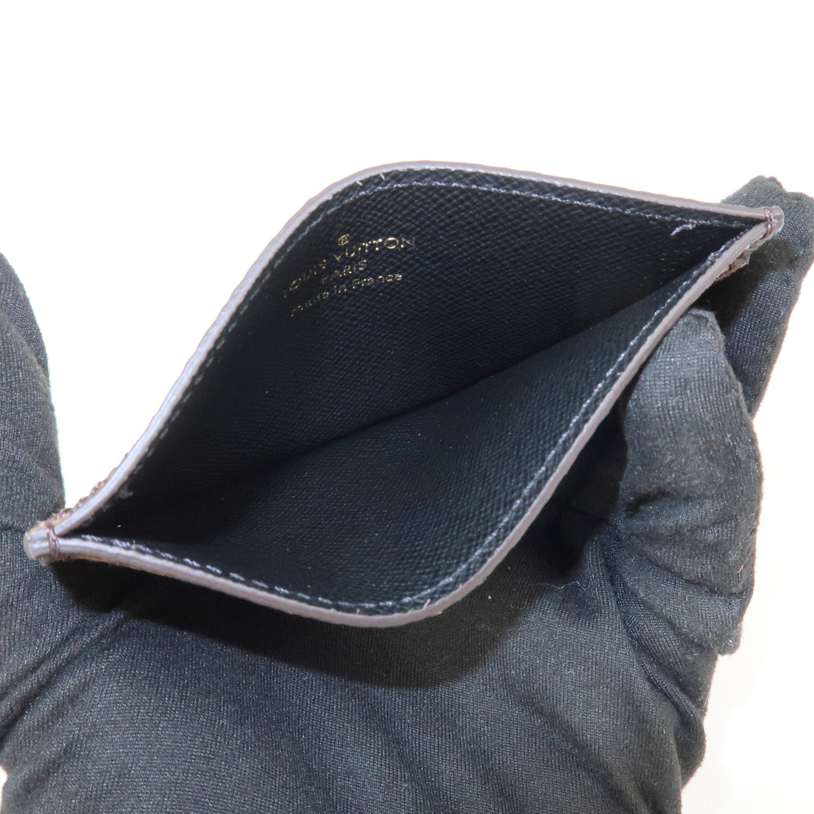 Louis Vuitton Monogram Reverse Porte Cartes Simple Card Case M69161