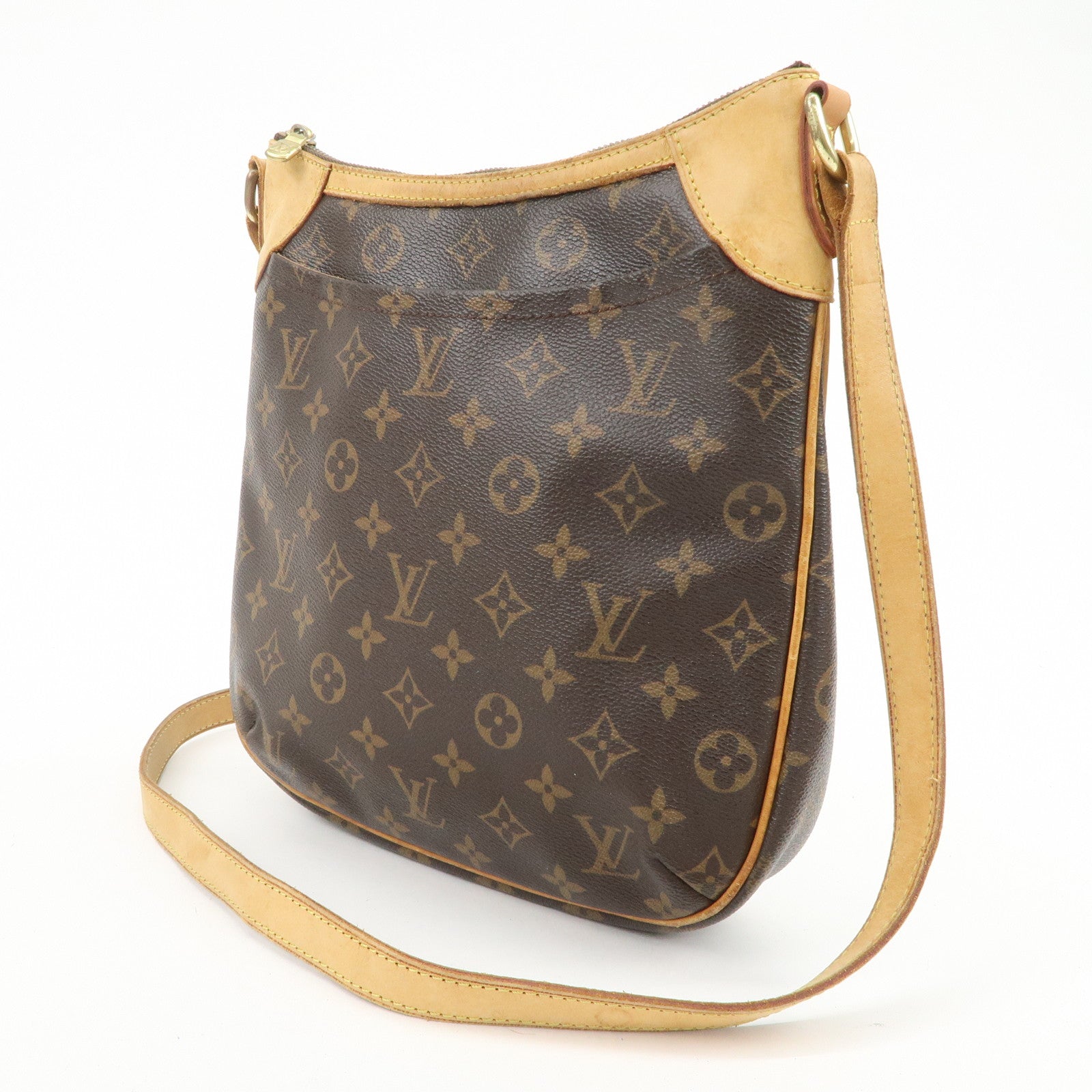 Louis Vuitton Monogram Odeon PM Shoulder Bag Brown M56390