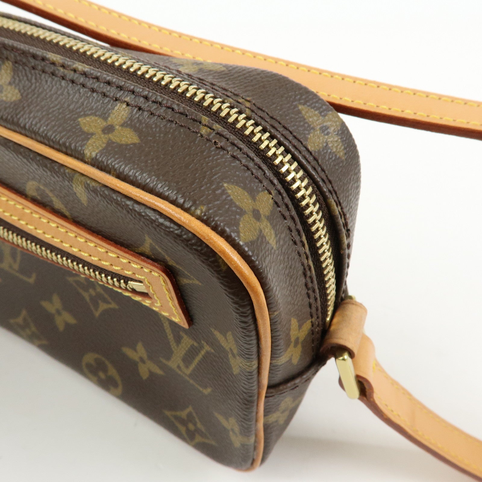 Louis Vuitton Monogram Pochette Cite Shoulder Bag Brown M51183