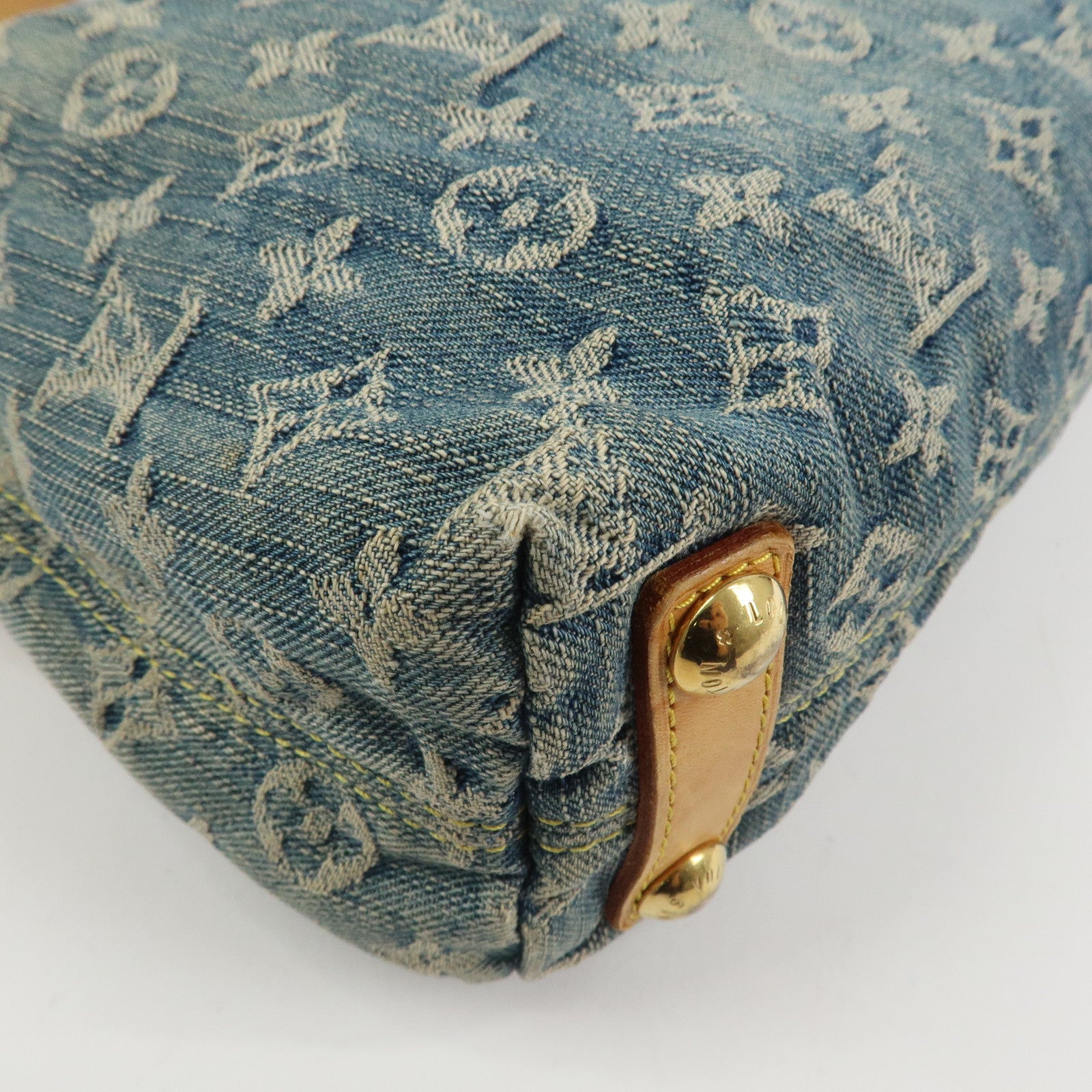 Louis Vuitton Monogram Denim Baggy PM 2Way Bag Shoulder Bag M95049