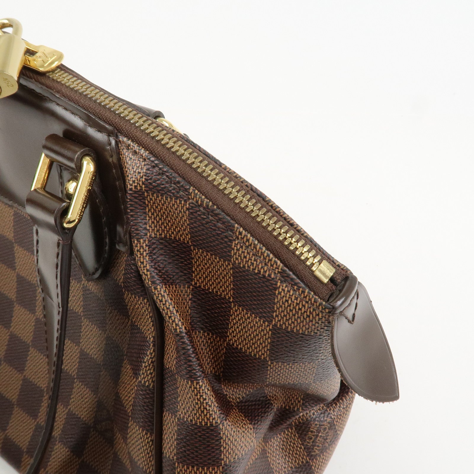 Louis Vuitton Damier Canvas Verona PM Hand Bag Ebene N41117