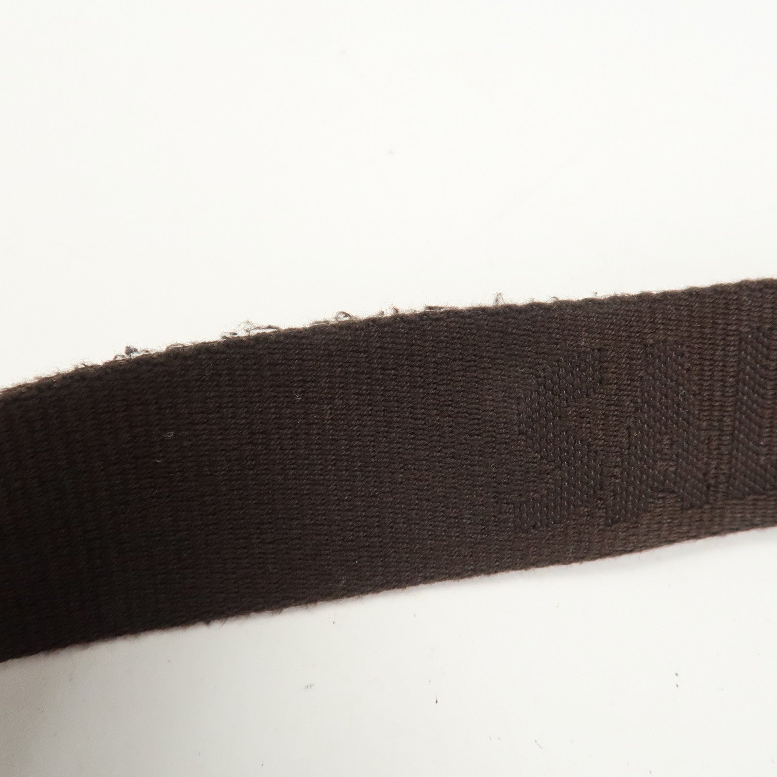 Ferragamo Nylon Leather Shoulder Bag Crossbody Bag Brown Silvern