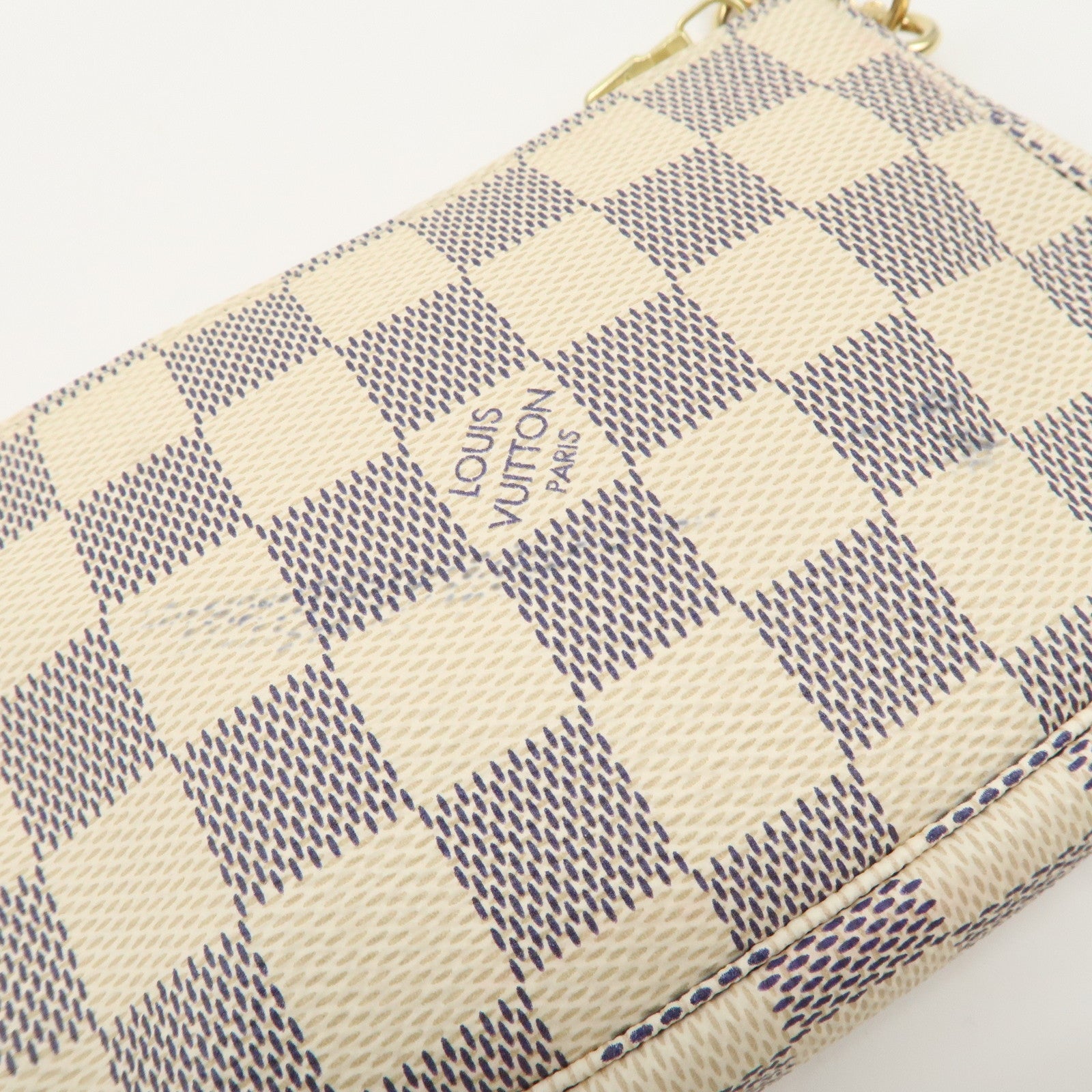 Louis Vuitton Damier Azur Mini Pochette Accessoires Pouch N58010