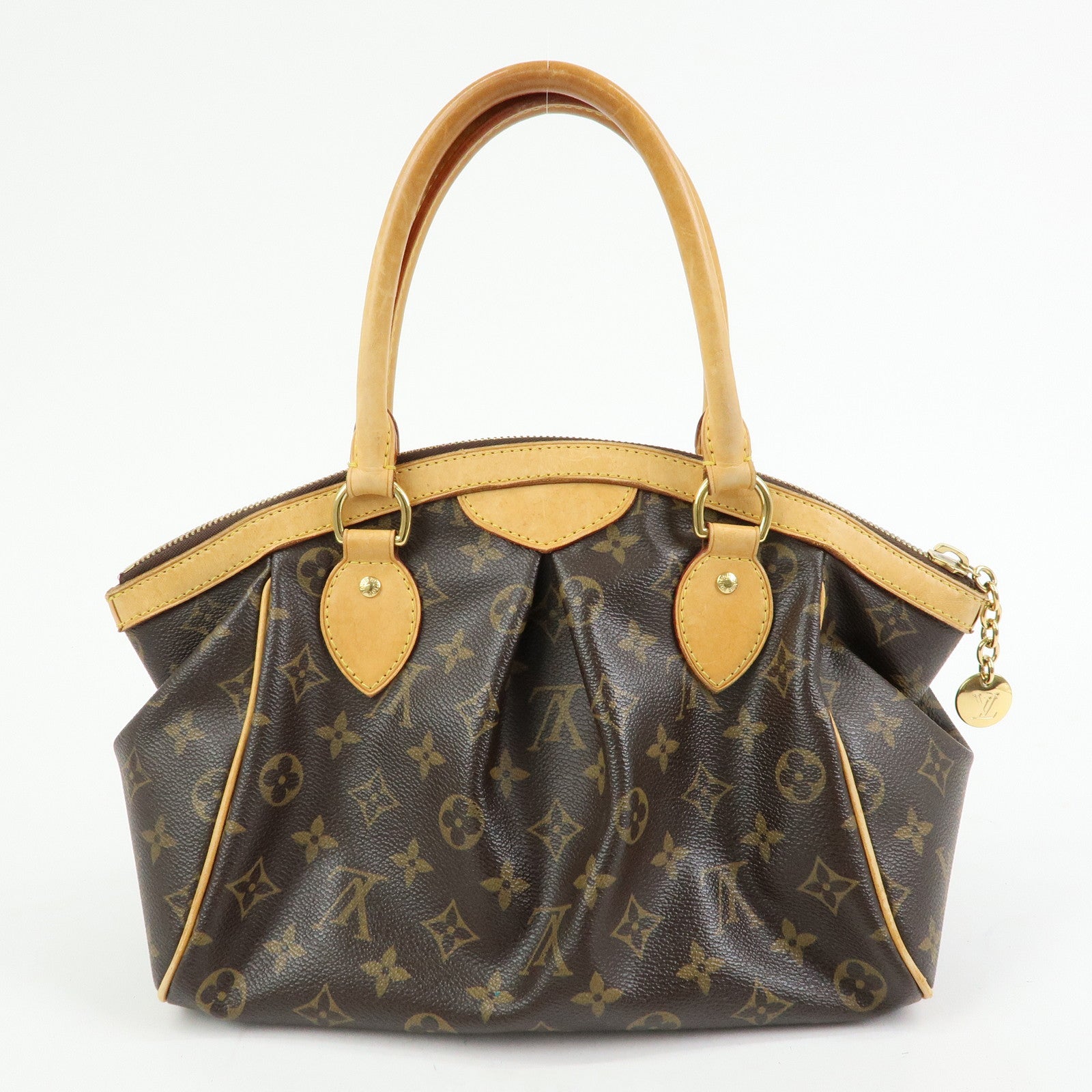 Louis Vuitton Monogram Tivoli PM Hand Bag Shoulder Bag Brown M40143