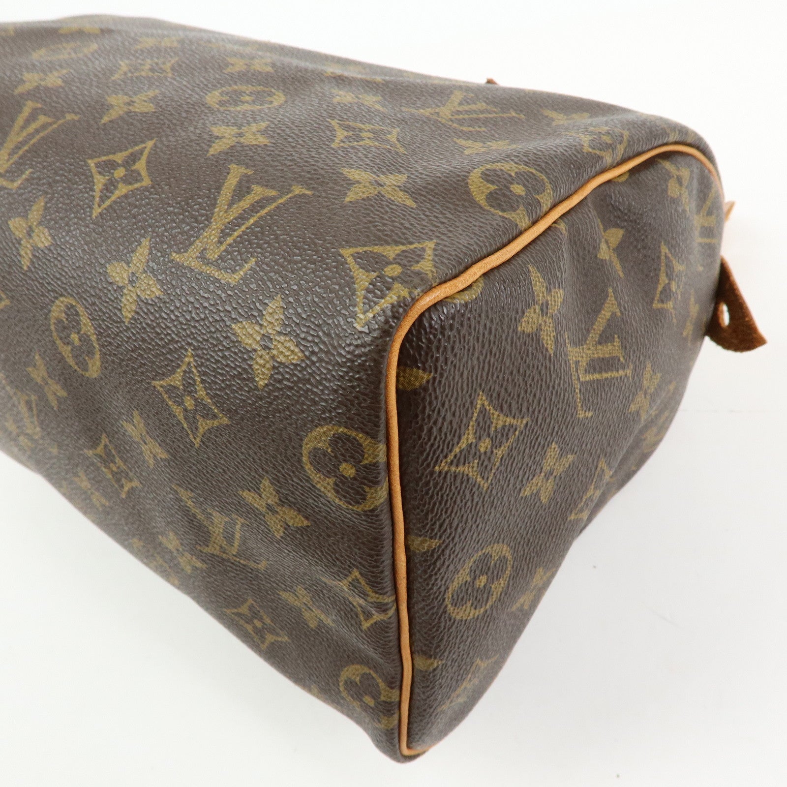 Louis Vuitton Monogram Speedy 25 Boston Bag Hand Bag Brown M41528