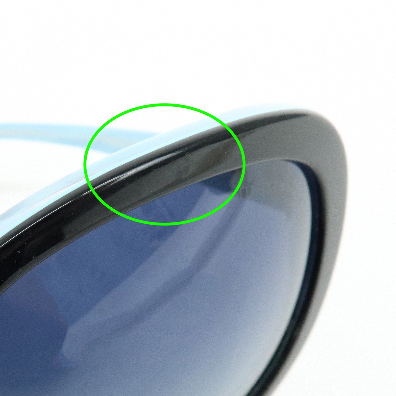 Tiffany & Co Return to Tiffany Plastic Sunglasses Black Light Blue