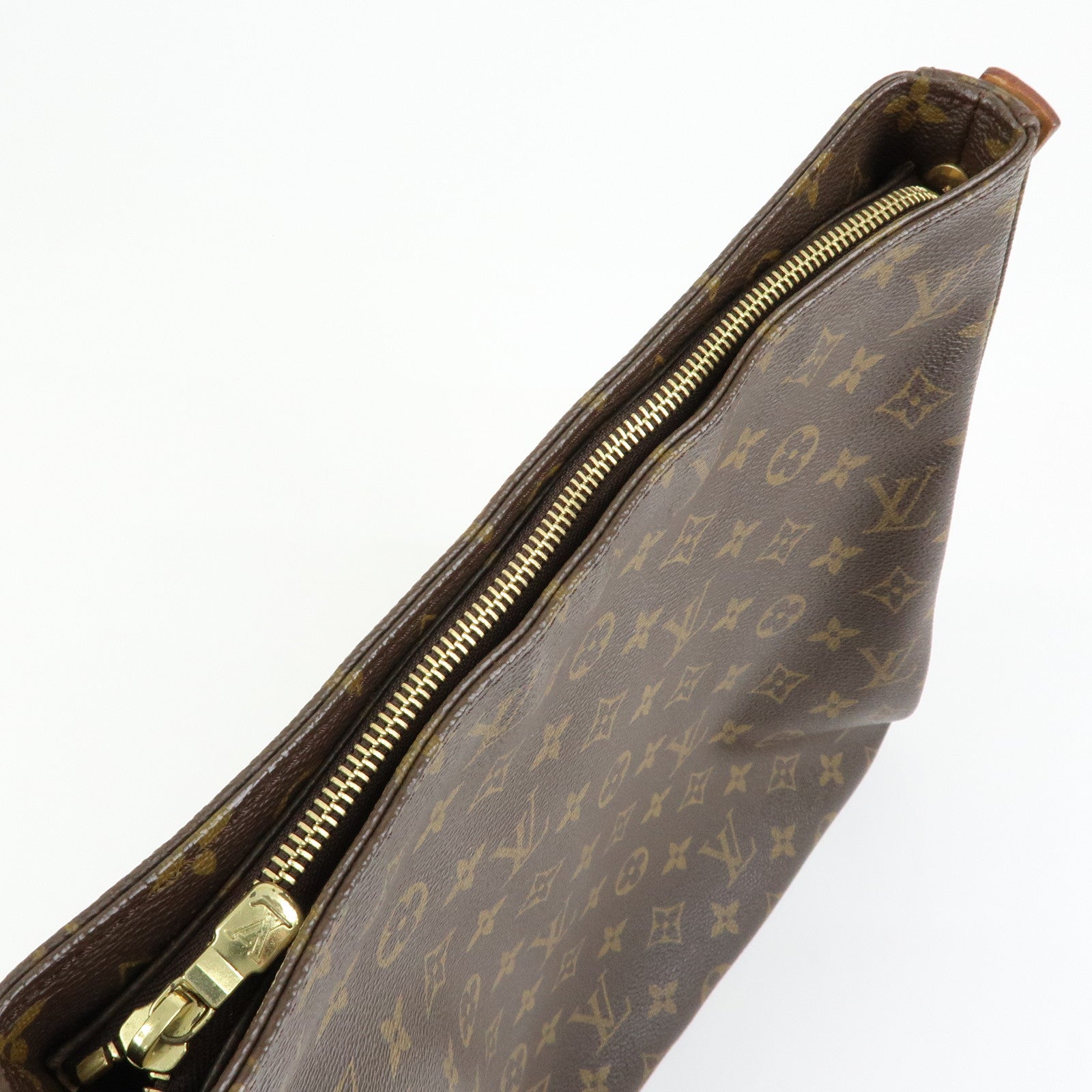 Louis Vuitton Monogram Looping GM Shoulder Bag Brown M51145