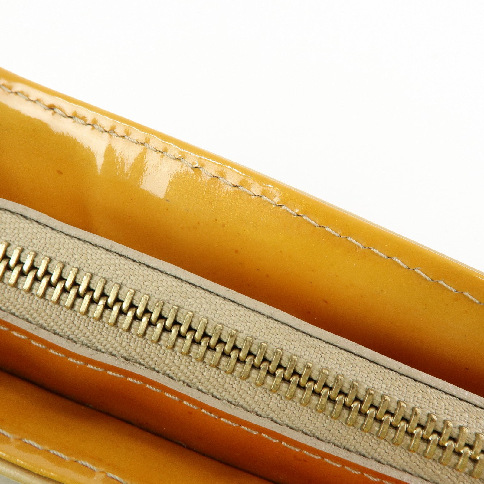 Louis Vuitton Monogram Vernis Houston Tote Hand Bag Beige M91004