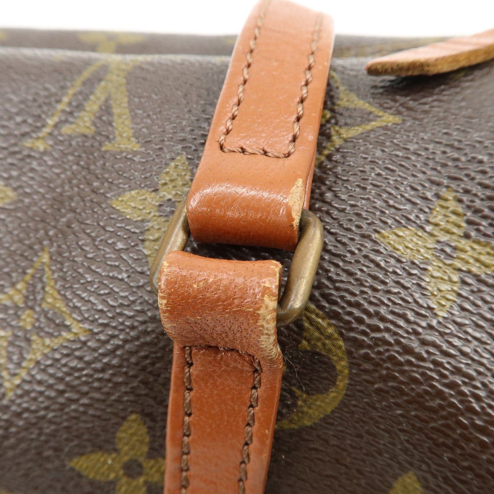Louis Vuitton Monogram Papillon 30 Hand Bag Brown Old Style M51365