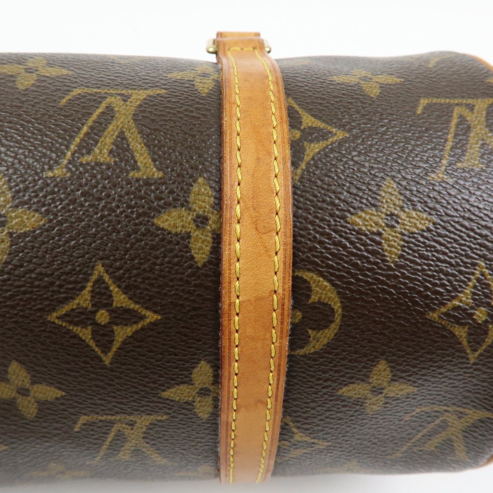 Louis Vuitton Monogram Papillon 30 Hand Bag Brown M51385