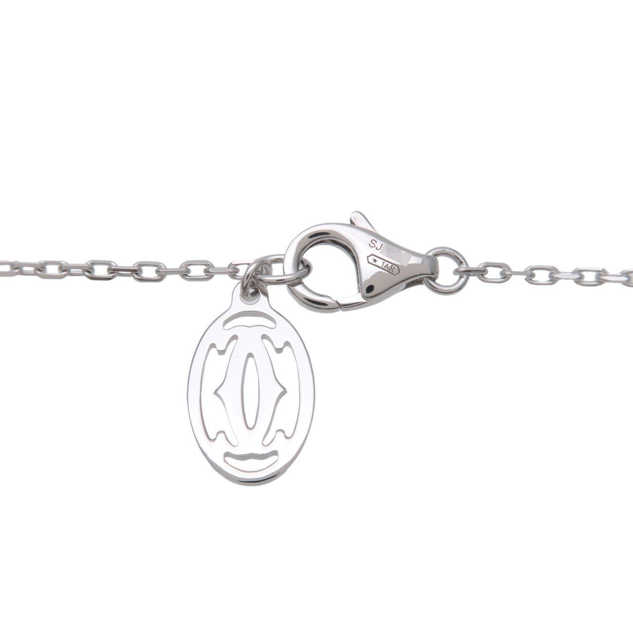 Cartier D'amour 1P Diamond Necklace SM K18 750WG White Gold