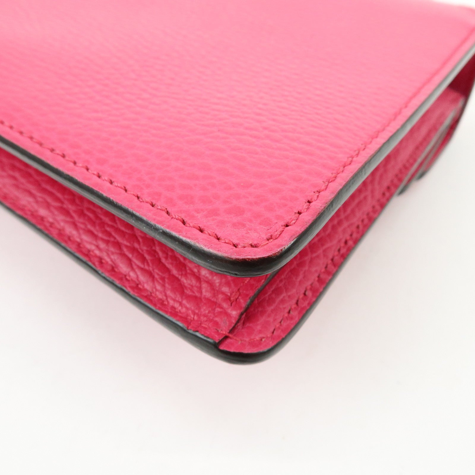GUCCI Dionysus Leather Small Chain  Shoulder Bag Hot Pink 421970