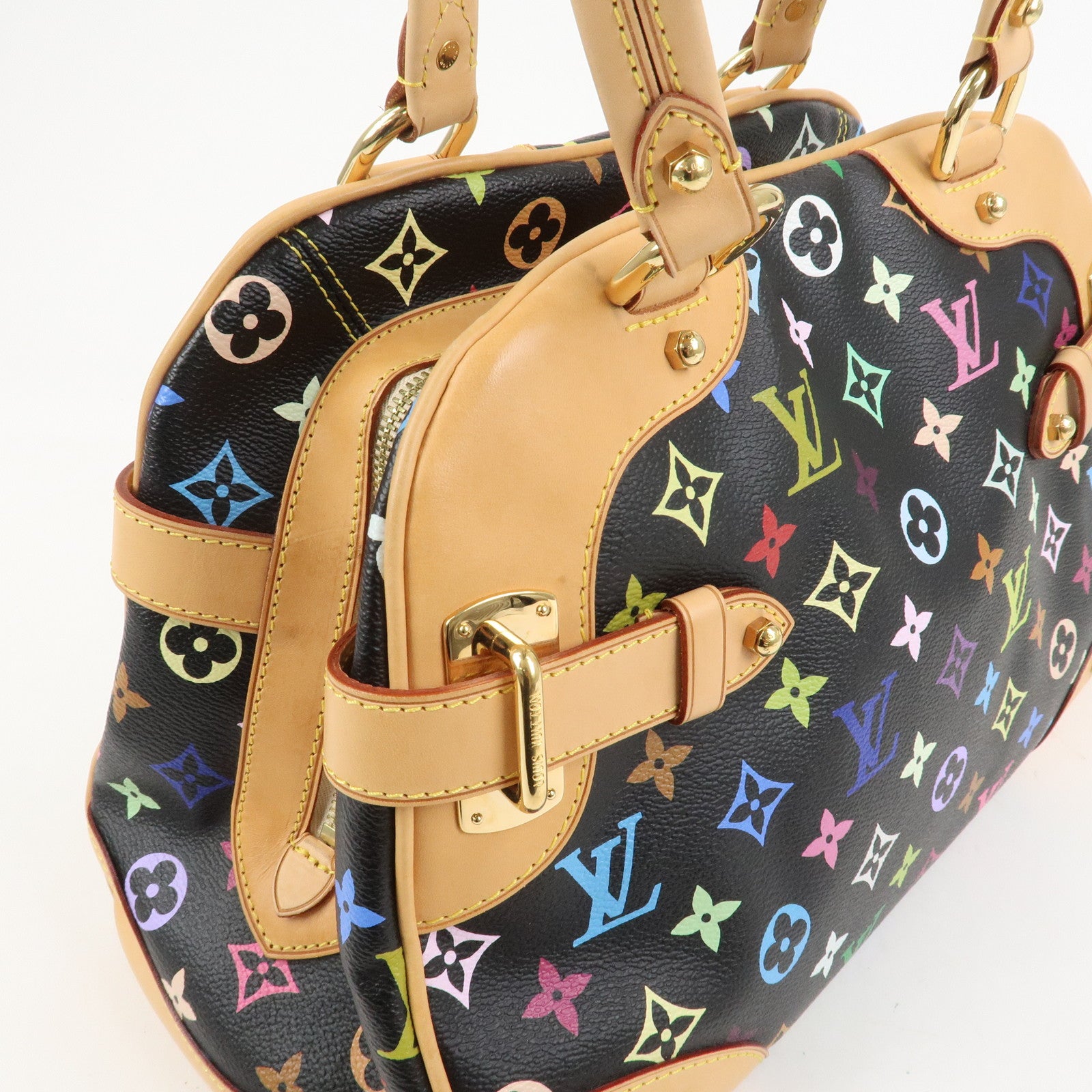Louis Vuitton Monogram Multicolor Claudia Hand Bag M40194