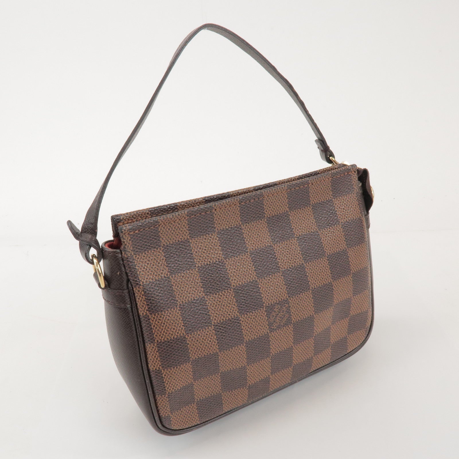 Louis Vuitton Damier Trousse Makeup Accessory Pouch Brown N51982